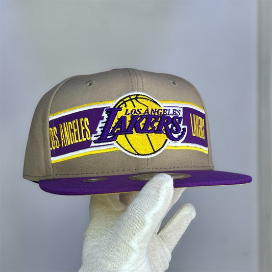 LK02 Gorra 4C Los Angeles Lakers PL Ajustable