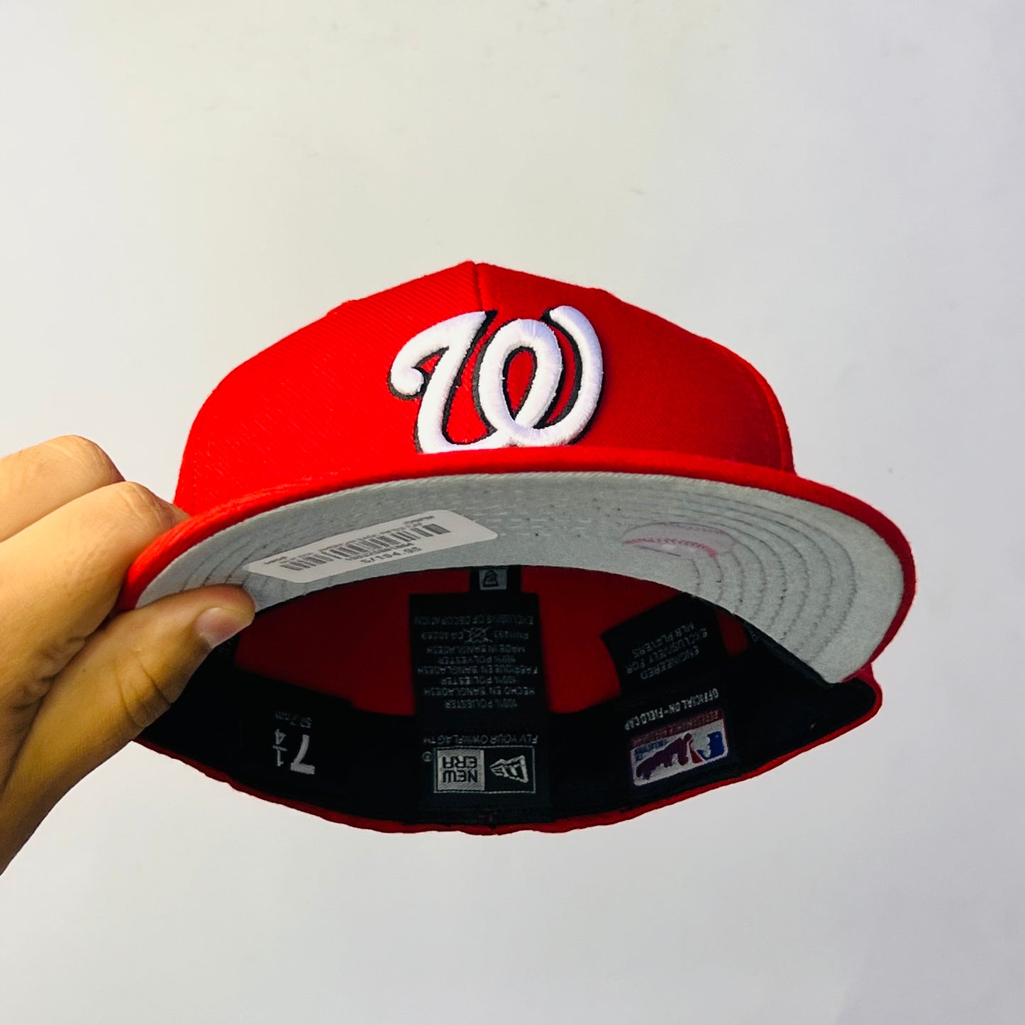 WN01 Gorra 4C Washington Nationals PL Cerrada