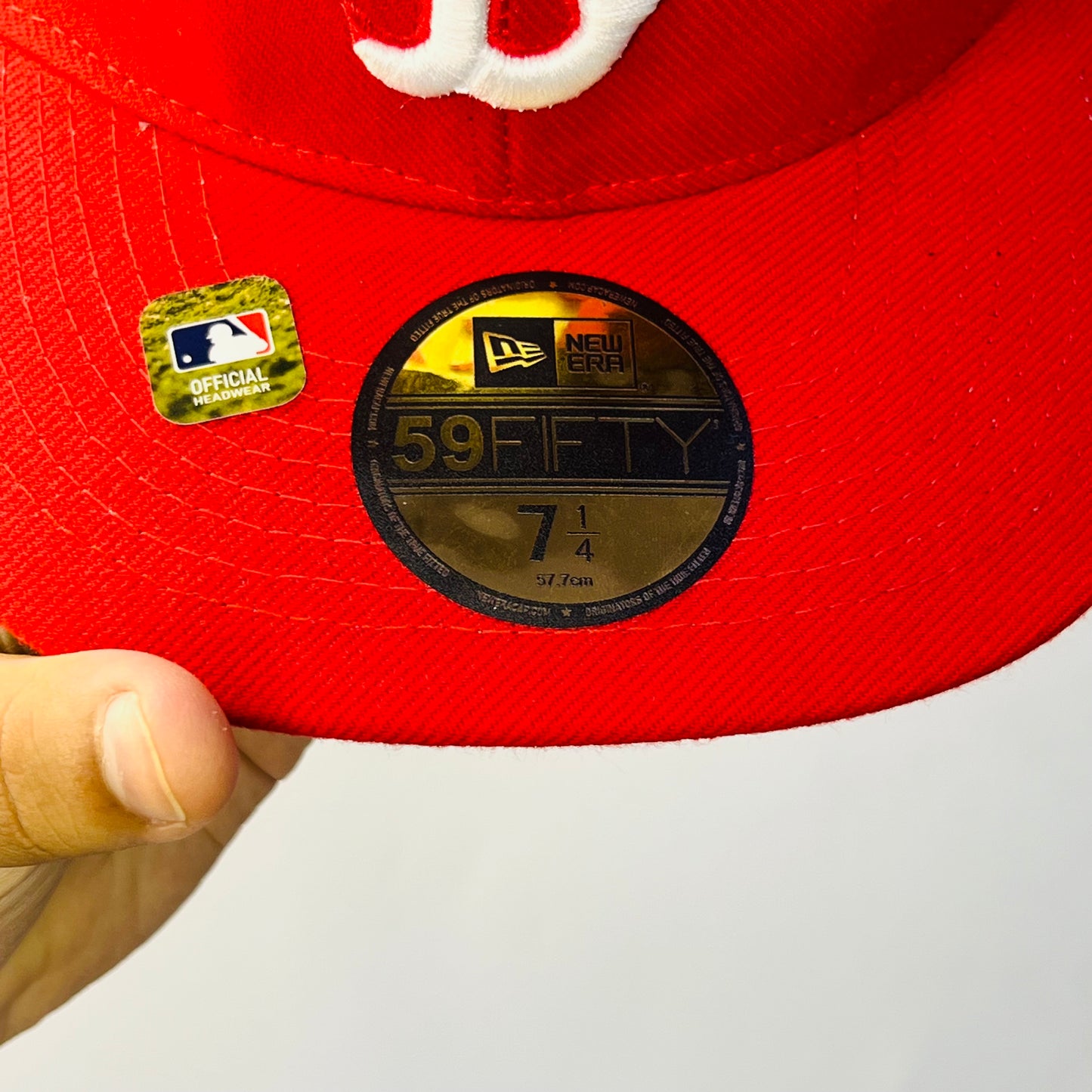 B02 Gorra 4C Boston Red Sox PL Cerrada